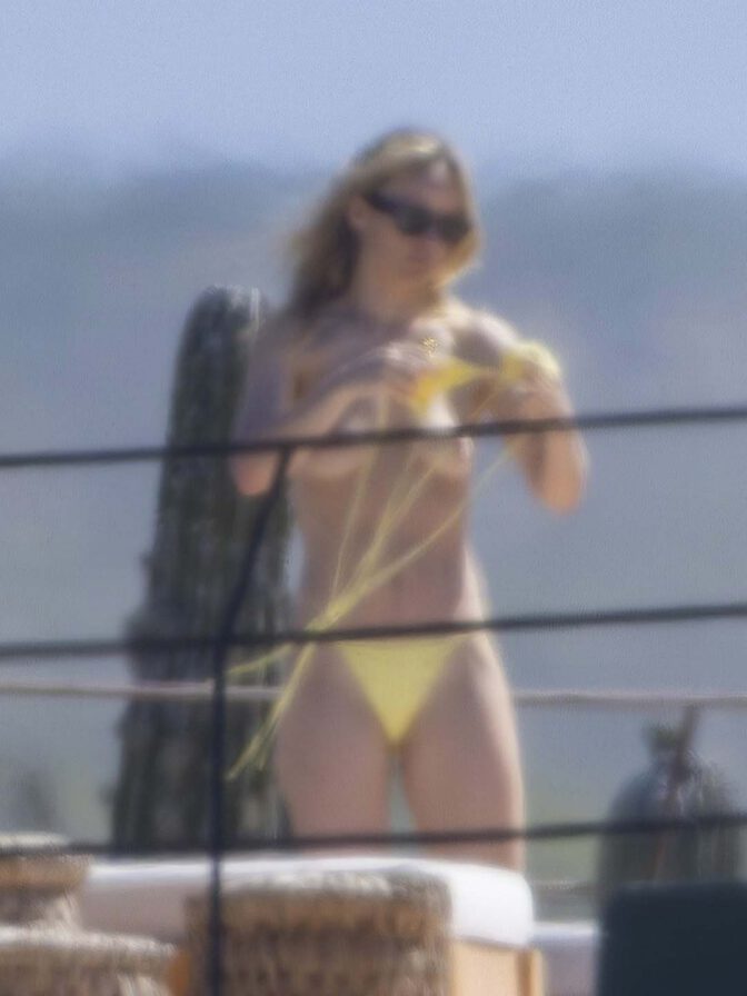 Olivia Wilde Topless Thong Bikini Mexico