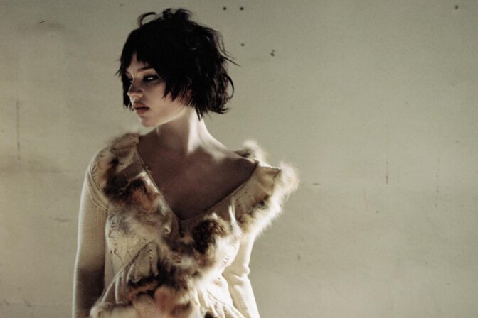 Sophie Thatcher Cleavage Plunging Dress Jason Renaud