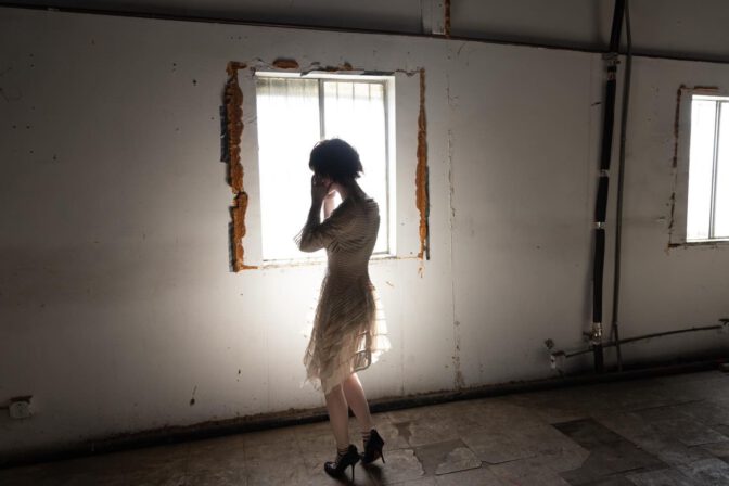 Sophie Thatcher Cleavage Plunging Dress Jason Renaud