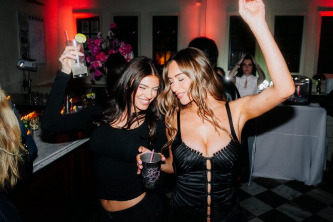Stassie Karanikolaou Victoria Villarroel Cleavage Cutout Corset Minis Better Half Podcast Party