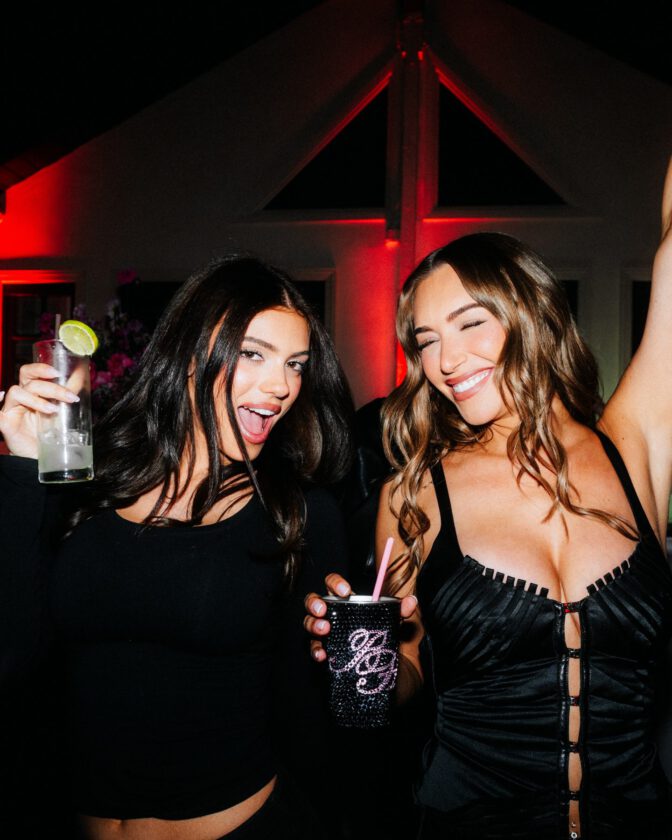 Stassie Karanikolaou Victoria Villarroel Cleavage Cutout Corset Minis Better Half Podcast Party