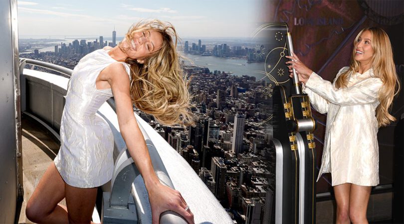 Alix Earle Flashes Killer Legs and Curves While Lighting Up the Empire State Building