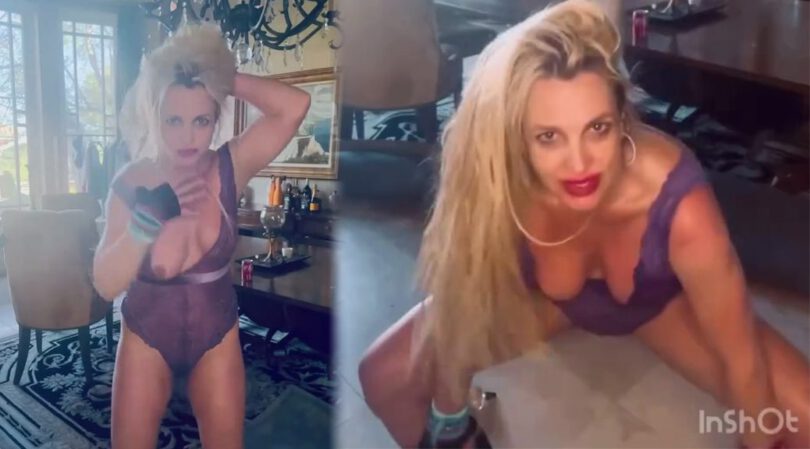 Britney Spears’ Jaw-Dropping Nip Slip in That Steamy Purple Lingerie Dance (NSFW)