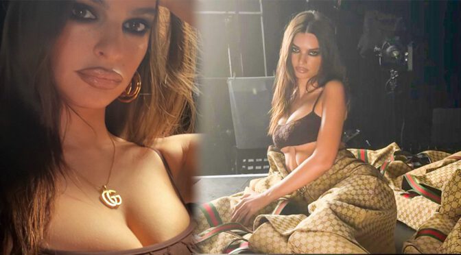 Emily Ratajkowski Stuns as the New Face of Gucci’s “Beauty and the Bag”