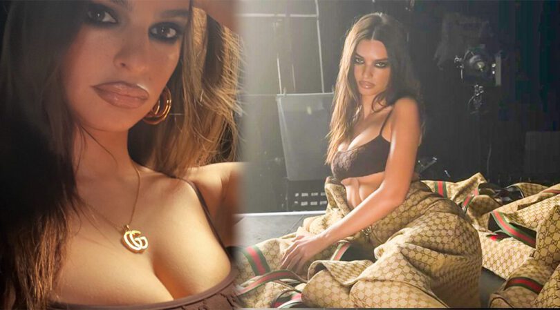 Emily Ratajkowski Stuns as the New Face of Gucci’s “Beauty and the Bag”