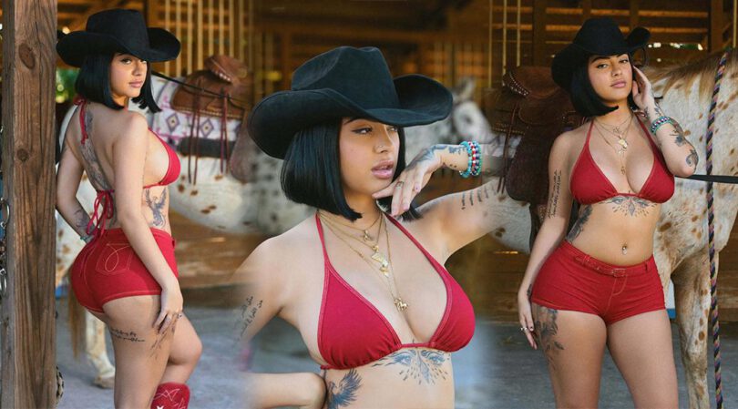 Malu Trevejo’s Thicc Booty and Deep Cleavage in Sexy Ranch Shoot
