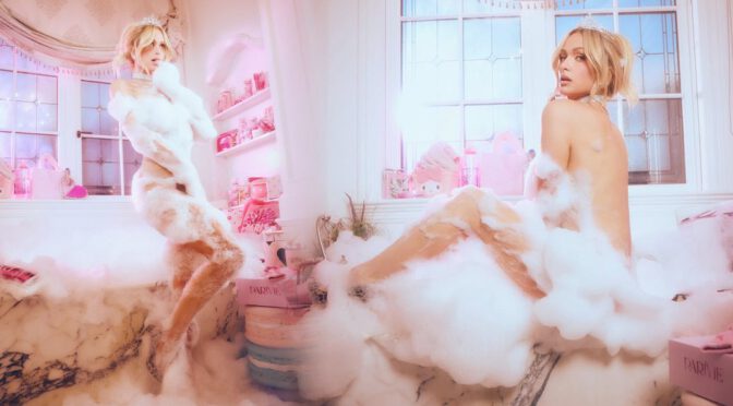 Jaw-Dropping Nude Soak: Paris Hilton Strips Down in Bubbles to Hype Parivie Beauty