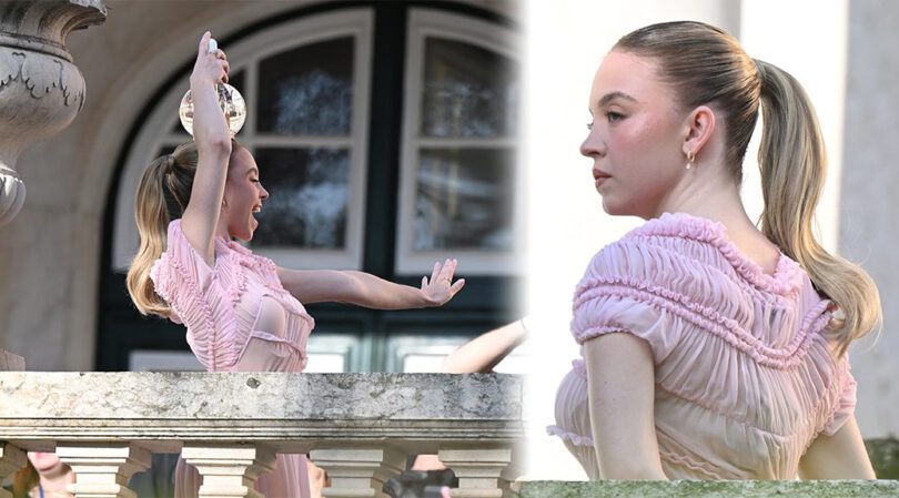 Pretty in Pink: Sydney Sweeney Glows at the Portuguese Versailles for Kérastase