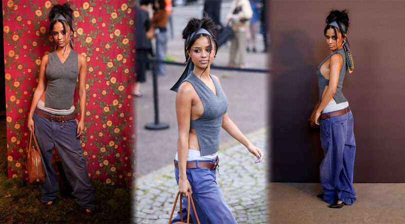 Tyla’s Naughty Peekaboo: Singer Flashes Skin in Daring Low-Slung Miu Miu Panties Look
