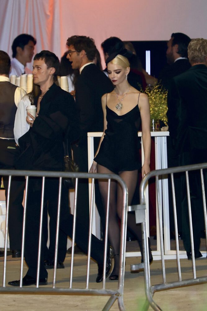 Anya Taylor Joy Sexy Legs Sheer Bodysuit Vanity Oscars