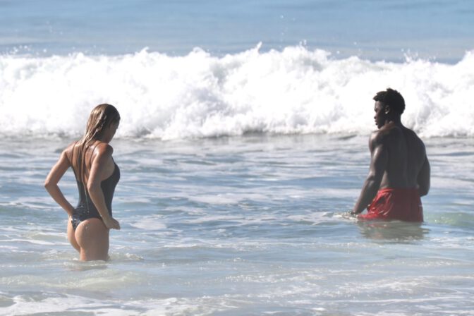 Brooks Nader Cleavage Livvy Dunne Ass Baywatch Set