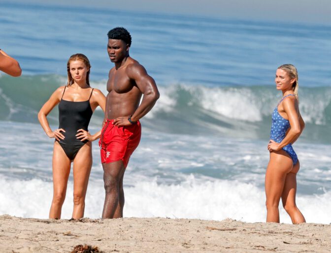 Brooks Nader Cleavage Livvy Dunne Ass Baywatch Set