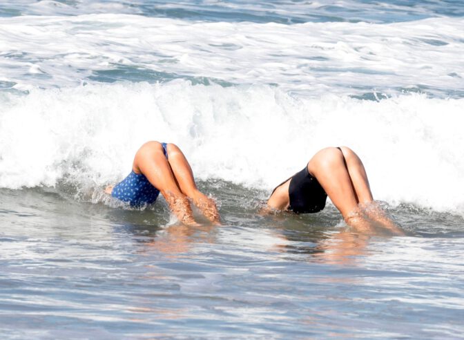Brooks Nader Cleavage Livvy Dunne Ass Baywatch Set