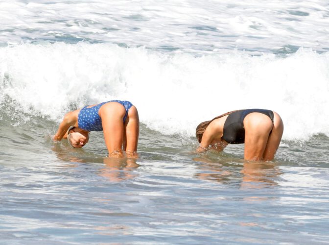 Brooks Nader Cleavage Livvy Dunne Ass Baywatch Set