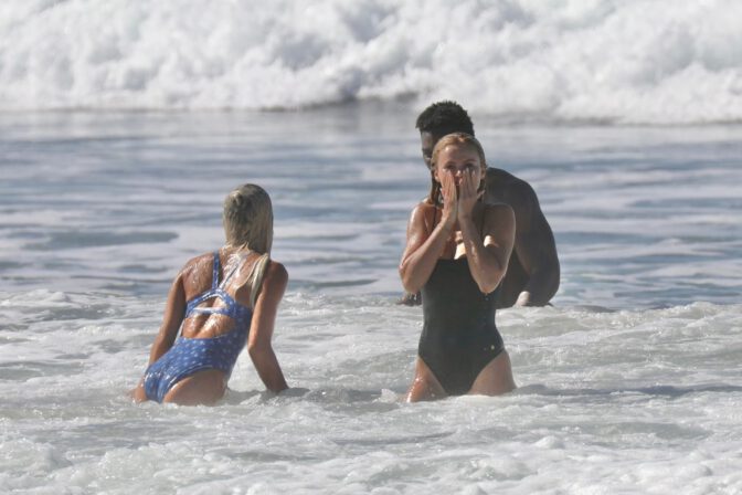 Brooks Nader Cleavage Livvy Dunne Ass Baywatch Set