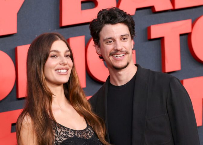 Camila Morrone Hot Sheer Lace Dress Los Angeles