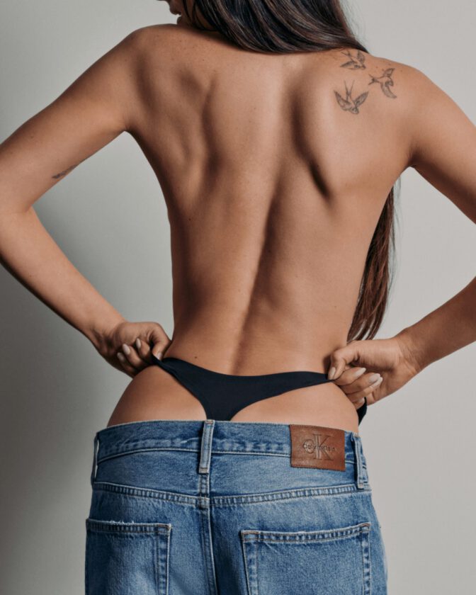 Dakota Johnson Topless Calvin Klein