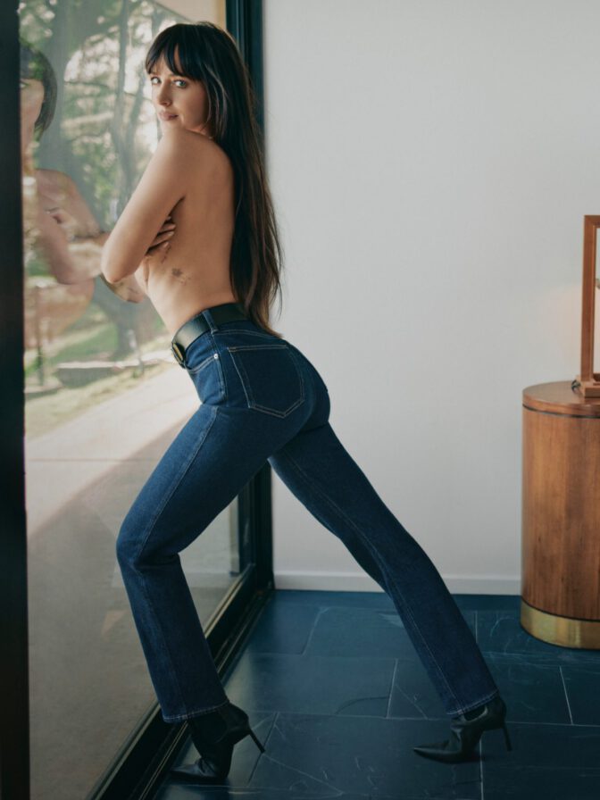 Dakota Johnson Topless Calvin Klein
