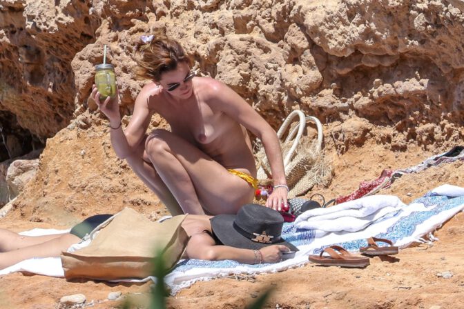 Emma Watson Topless Ibiza Beach Paparazzi