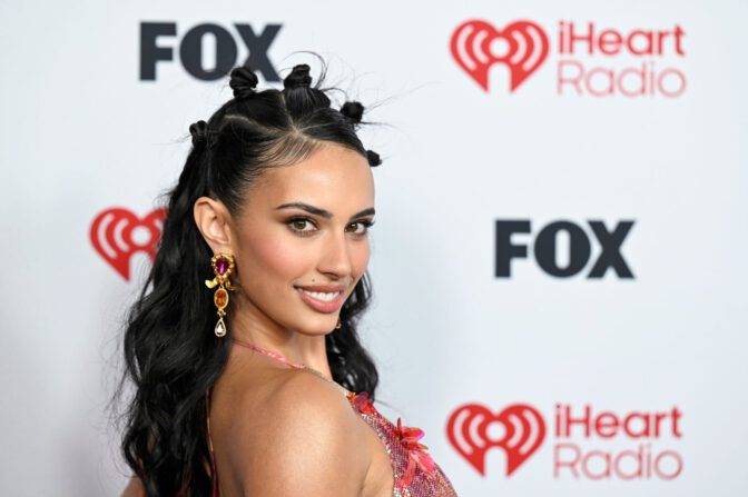 Kylie Cantrall Iheartradio Sexy Plunging Dress