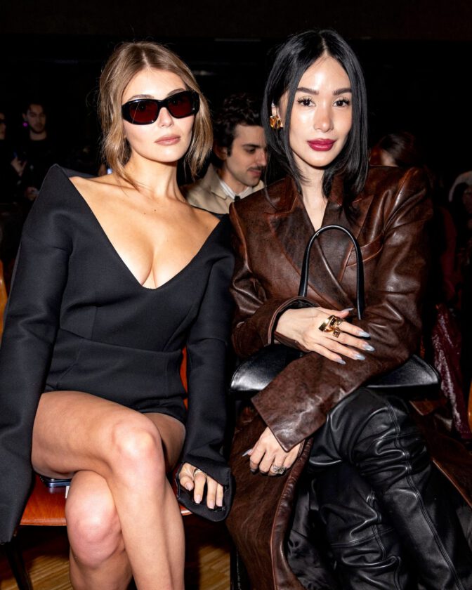 Olivia Jade Massive Cleavage Mugler Paris Fashion Week