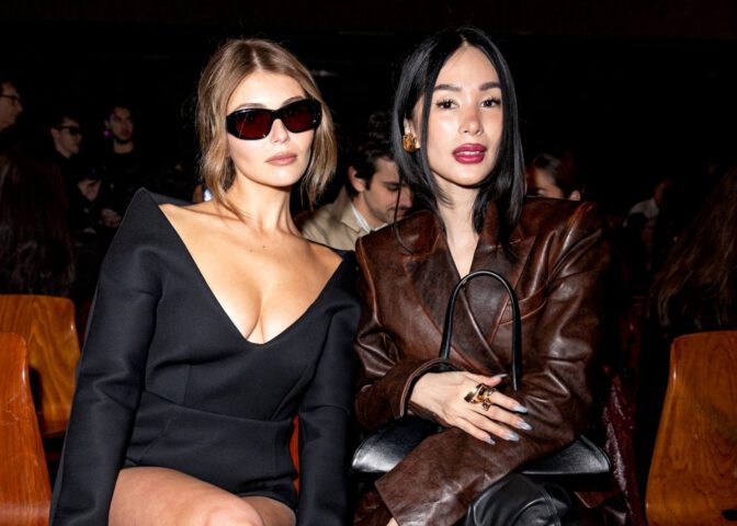 Olivia Jade Massive Cleavage Mugler Paris Fashion Week