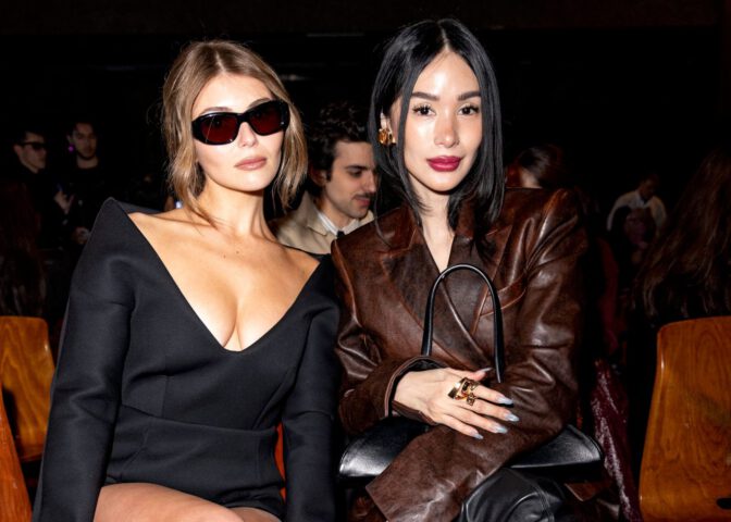 Olivia Jade Massive Cleavage Mugler Paris Fashion Week