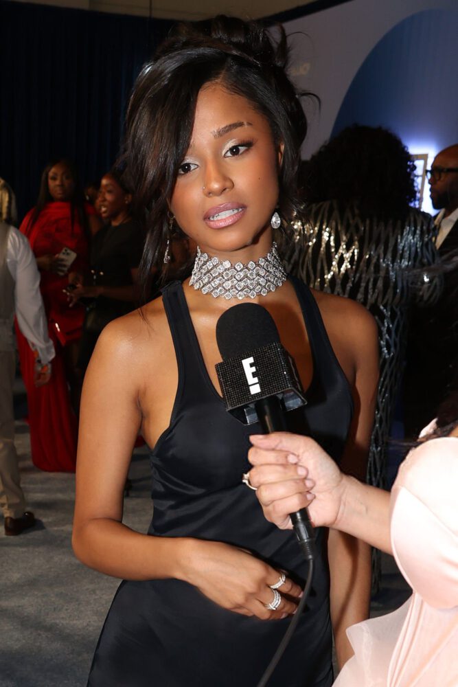 Tyla Sexy Cleavage Ass Naacp Red Carpet