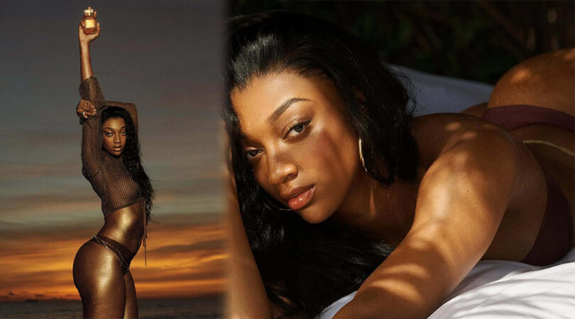 Angel Reese’s Oiled-Up Body Sizzle in Victoria’s Secret’s Bikini Shoot