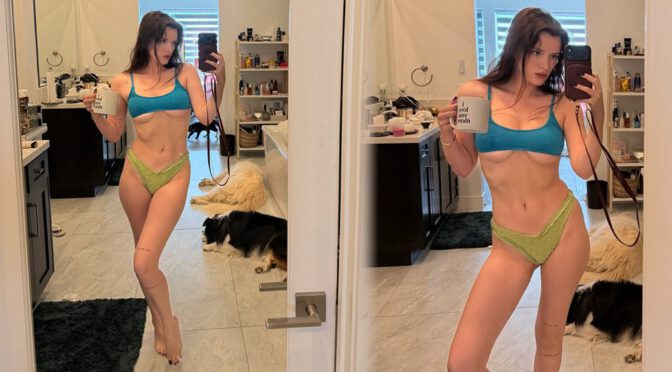 Bella Thorne Tiny Underwear Selfie
