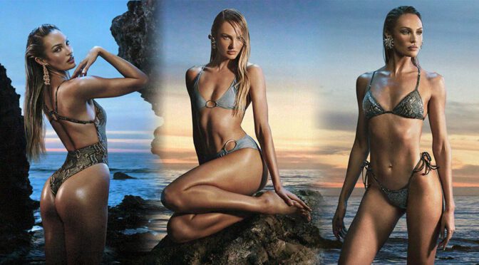 Candice Swanepoel Tiny Bikini