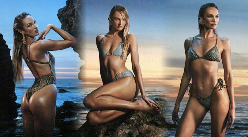 Candice Swanepoel’s Oiled Curves Explode in Victoria’s Secret Tropic of C Shoot
