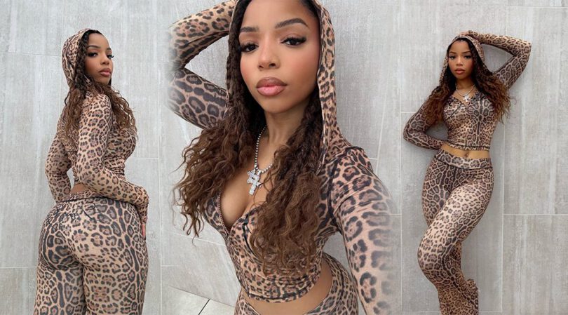 Chloe Bailey Flaunts Every Inch of Her Curvy Body in Leopard Print