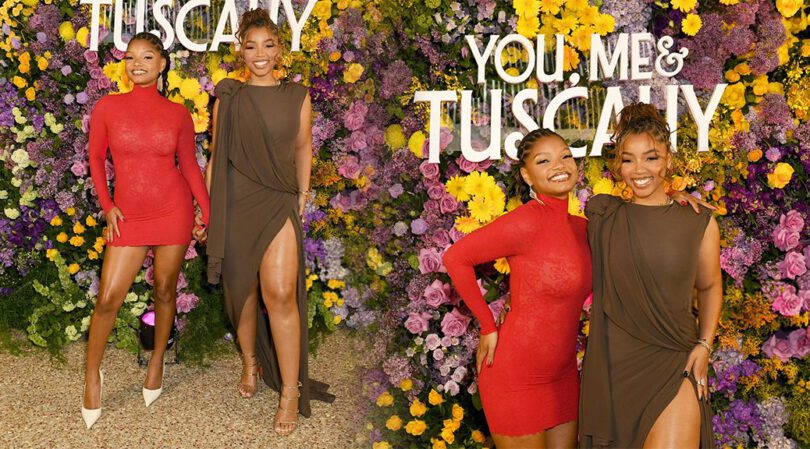 Bailey Sisters Turn Up the Heat — Halle’s Juicy Ass in Red Lace and Chloe’s Thigh-High Split Drive Fans Wild in LA