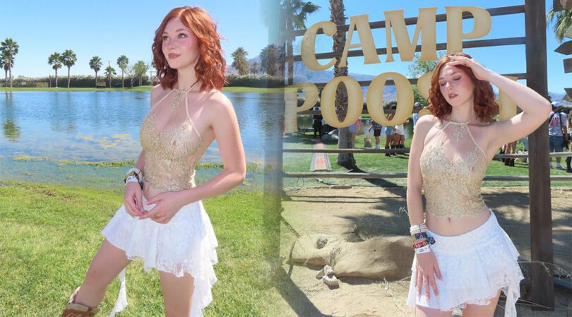 Lily Brooks O’Briant Coachella Sheer Top Lets Her Hard Nipples Steal The Spotlight