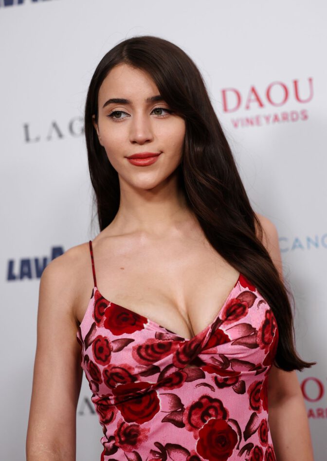 Caylee Cowan Boobs Cleavage Fashion Los Angeles Awards