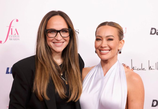 Hilary Duff Braless White Satin Dress Fashion Los Angeles Awards