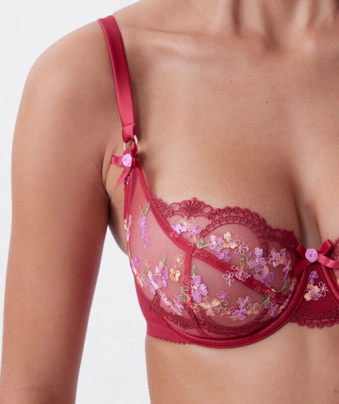 Jayde Pollard See Through Floral Lingerie Ass Cleavage