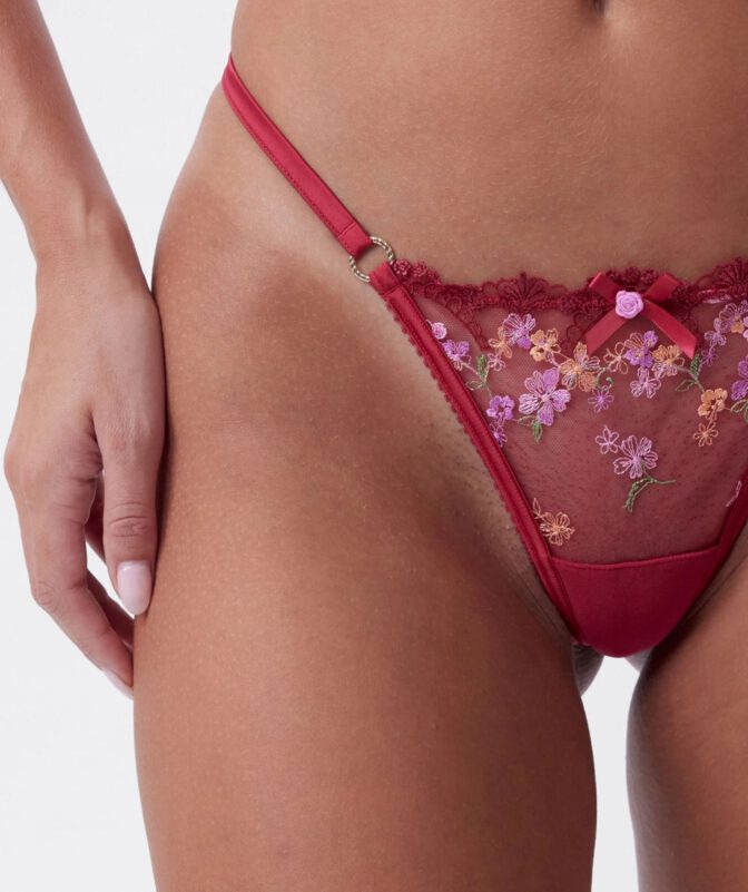 Jayde Pollard See Through Floral Lingerie Ass Cleavage