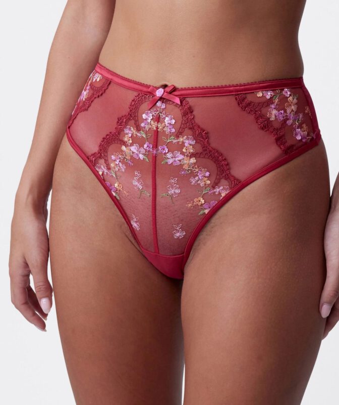 Jayde Pollard See Through Floral Lingerie Ass Cleavage