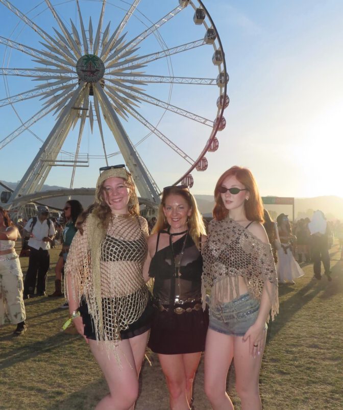 Lily Brooks Obriant Nipples Coachella Braless See Through Top