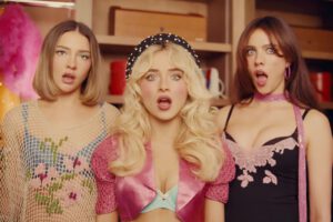 Sabrina Carpenter Lesbian Eroticism House Tour Video Margaret Qualley Madelyn Cline