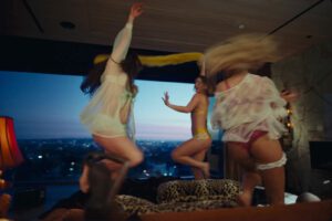 Sabrina Carpenter Lesbian Eroticism House Tour Video Margaret Qualley Madelyn Cline