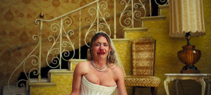 Sydney Sweeney Massive Tits Bloody Corset Upskirt
