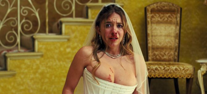 Sydney Sweeney Massive Tits Bloody Corset Upskirt