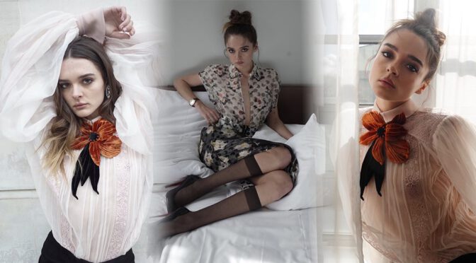 Charlotte Lawrence Sexy Boobs Nipples See Through