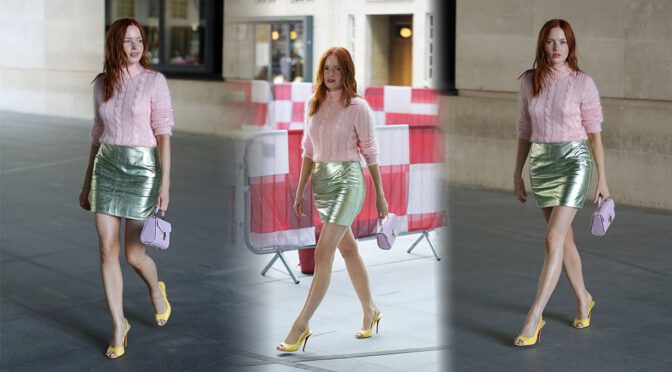 Ellie Bamber Sexy Legs