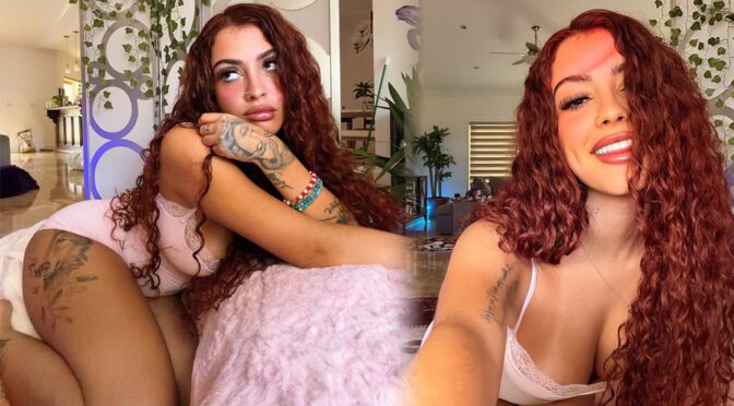 Malu Trevejo Sexy Lingerie Boobs