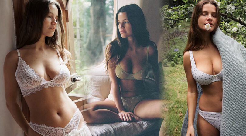 Olga Obumova Bares Her Natural Curves in Sensational La Maison Simons Lingerie