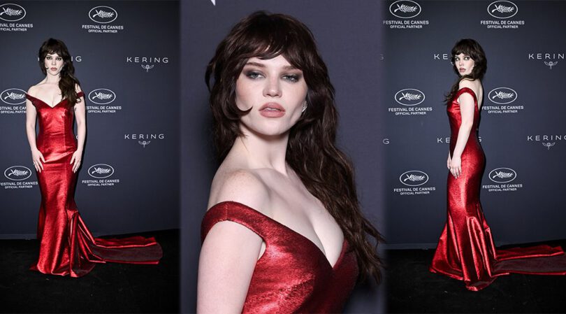 Sophie Thatcher Turns Heads in a Stunning Red Gown at the 2026 Kering Women In Motion Dinner